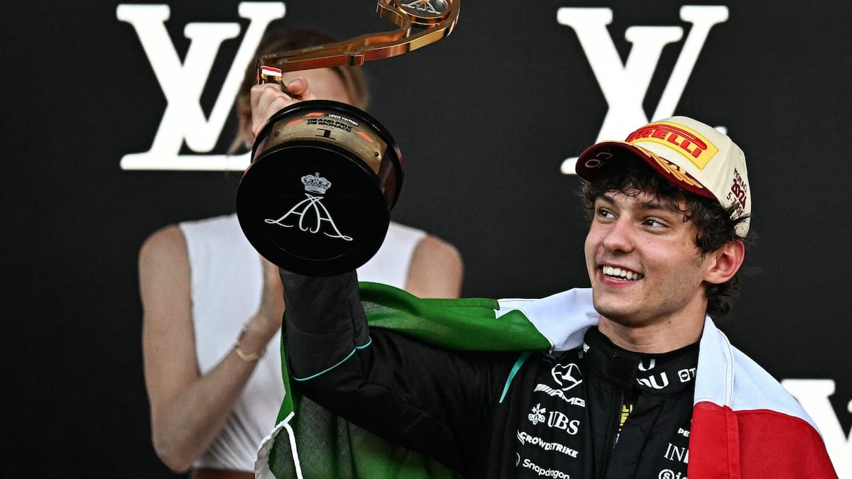 O domínio de Kimi Antonelli continua: ele venceu o Grande Prêmio de Mônaco e conquistou a quinta vitória consecutiva