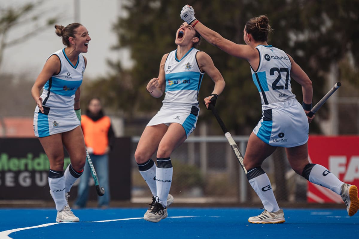 El festejo de las chicas de GEBA, ante Olivos
