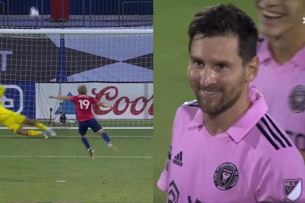El festejo de Leo Messi tras el penal errado por el rival del Inter Miami que se volvió viral