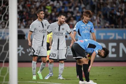 El festejo de Lionel Messi al convertir su gol
Foto: @PSG