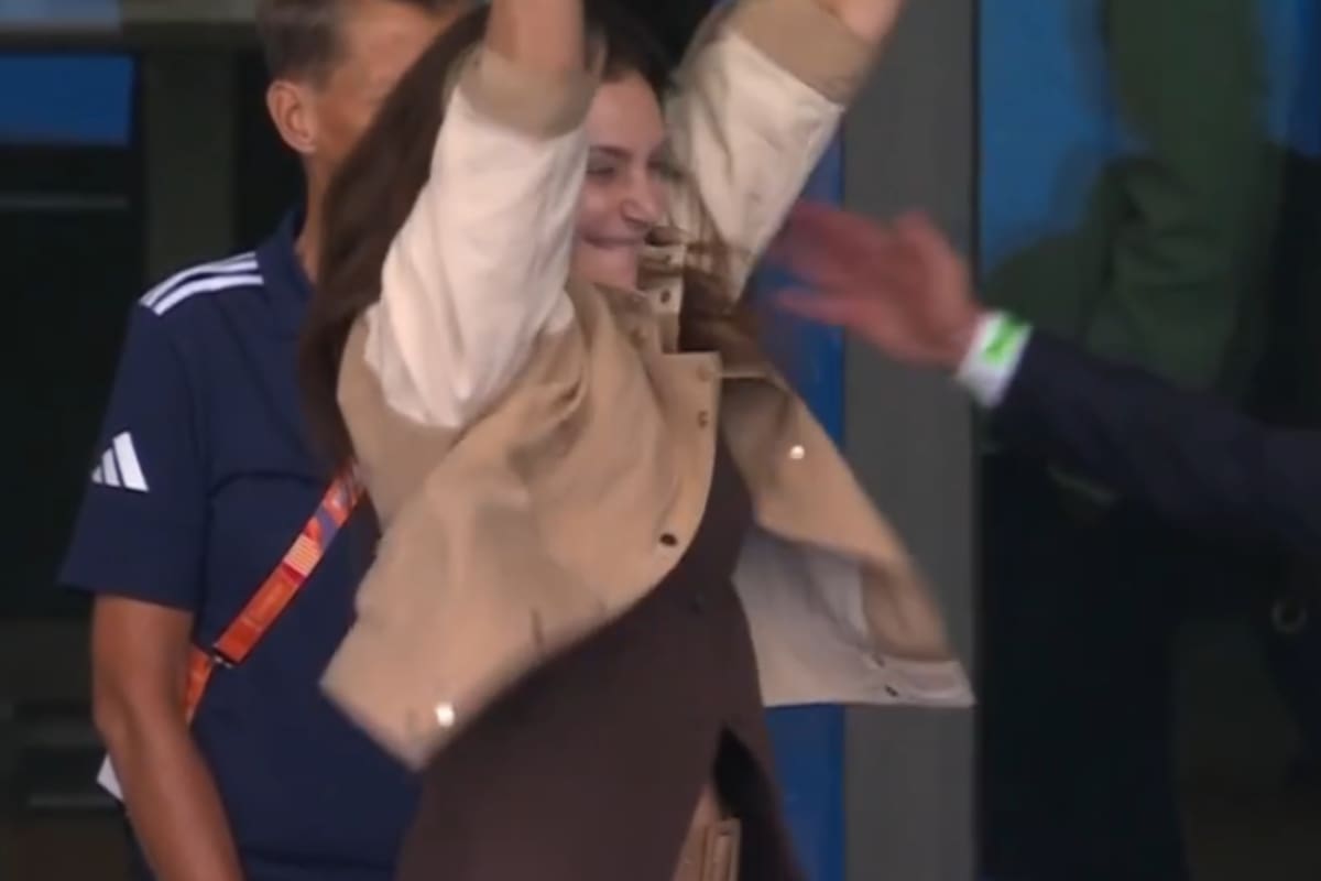 El festejo de Luciana Aymar al conocer el resultado (Foto: Captura de video)