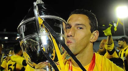 El festejo de Maxi Rodríguez