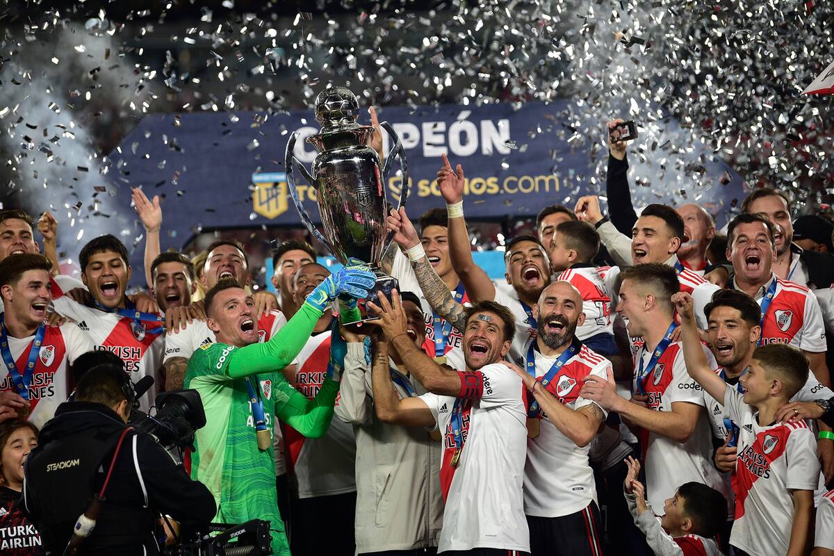 El festejo de River campeón; una nueva copa para el exitoso ciclo de Marcelo Gallardo