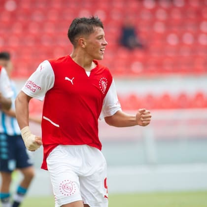 El festejo de su gol contra Racing
Foto: Prensa Independiente