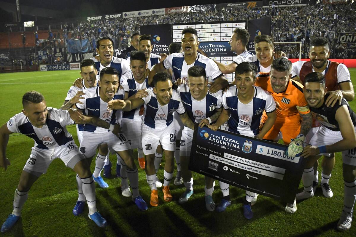 El festejo de Talleres, ya instalado en los octavos de final