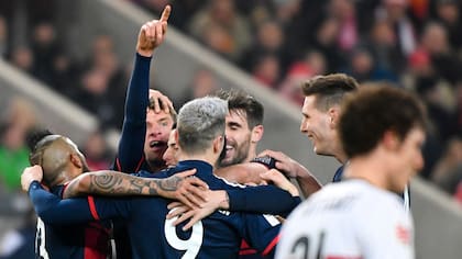 El festejo de Thomas Müller