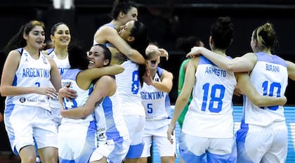 El festejo de un histórico triunfo ante Brasil
