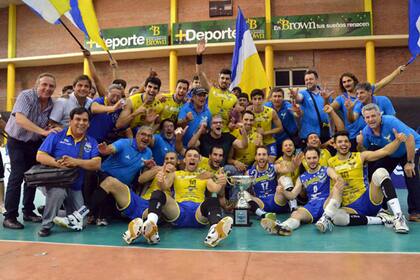 El festejo de UPCN campeón de la Copa ACLAV
