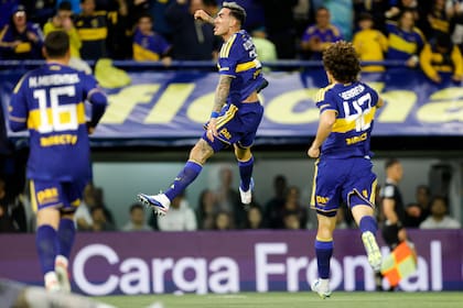 El festejo del 1-0, de Di Lollo
