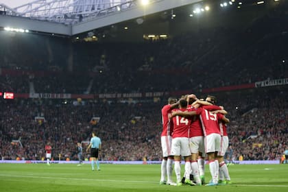 El festejo del United