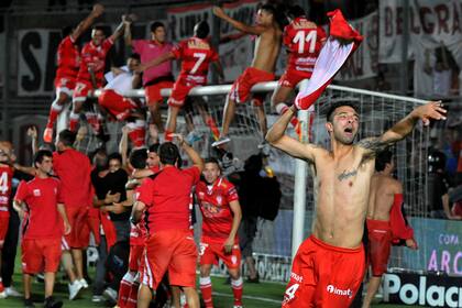 El festejo del Globo tras la Copa Argentina