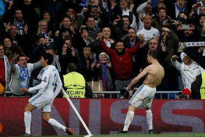 El festejo del gol de Cristiano Ronaldo