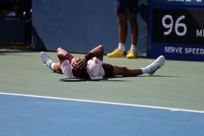El festejo emocionado de Francisco Cerúndolo tras vencer a Struff y avanzar, por primera vez en su carrera, a la tercera ronda del US Open