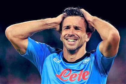 El festejo emocionado de Simeone por su primer gol en Champions League