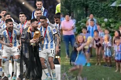El festejo viral entre los niños que cumplen años inspirados en el Mundial de Qatar y en Lionel Messi