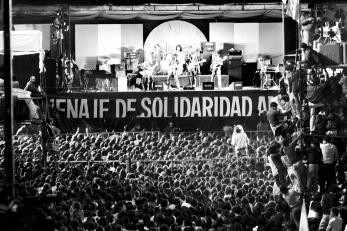 El Festival convocó a unas 80 mil personas y fue el primero que se hizo en Obras Sanitarias al aire libre.