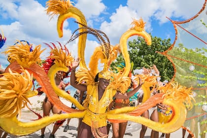 El festival Crop Over, que empieza en junio, marca el fin de la temporada de la caña de azúcar