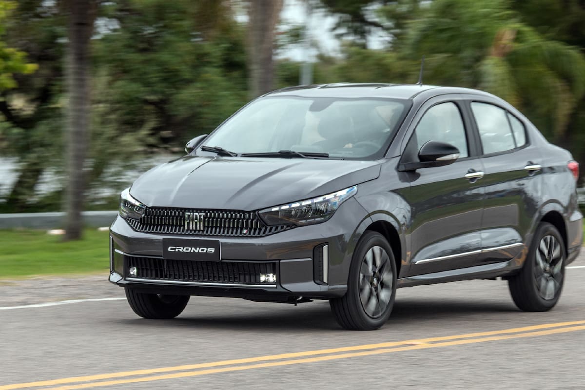 El Fiat Cronos quedó en el quinto puesto del ranking general de automóviles y comerciales livianos