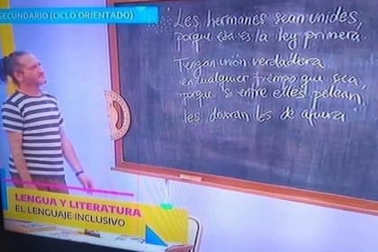 El filósofo Darío Sztajnszrajber escribió uno de los pasajes más famosos del Martín Fierro en lenguaje inclusivo.