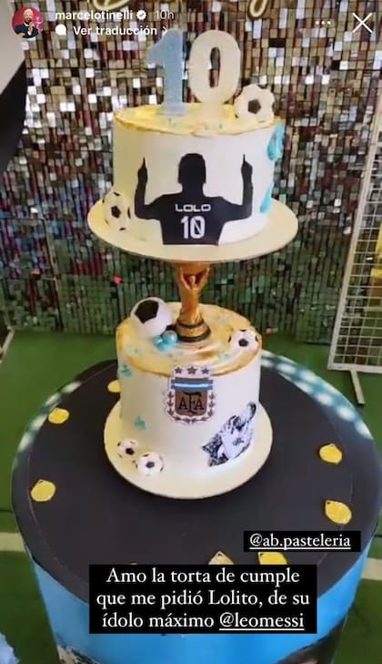 El fin de semana, Marcelo Tinelli celebró el cumpleaños de Lorenzo (Foto: Instagram @marcelotinelli)