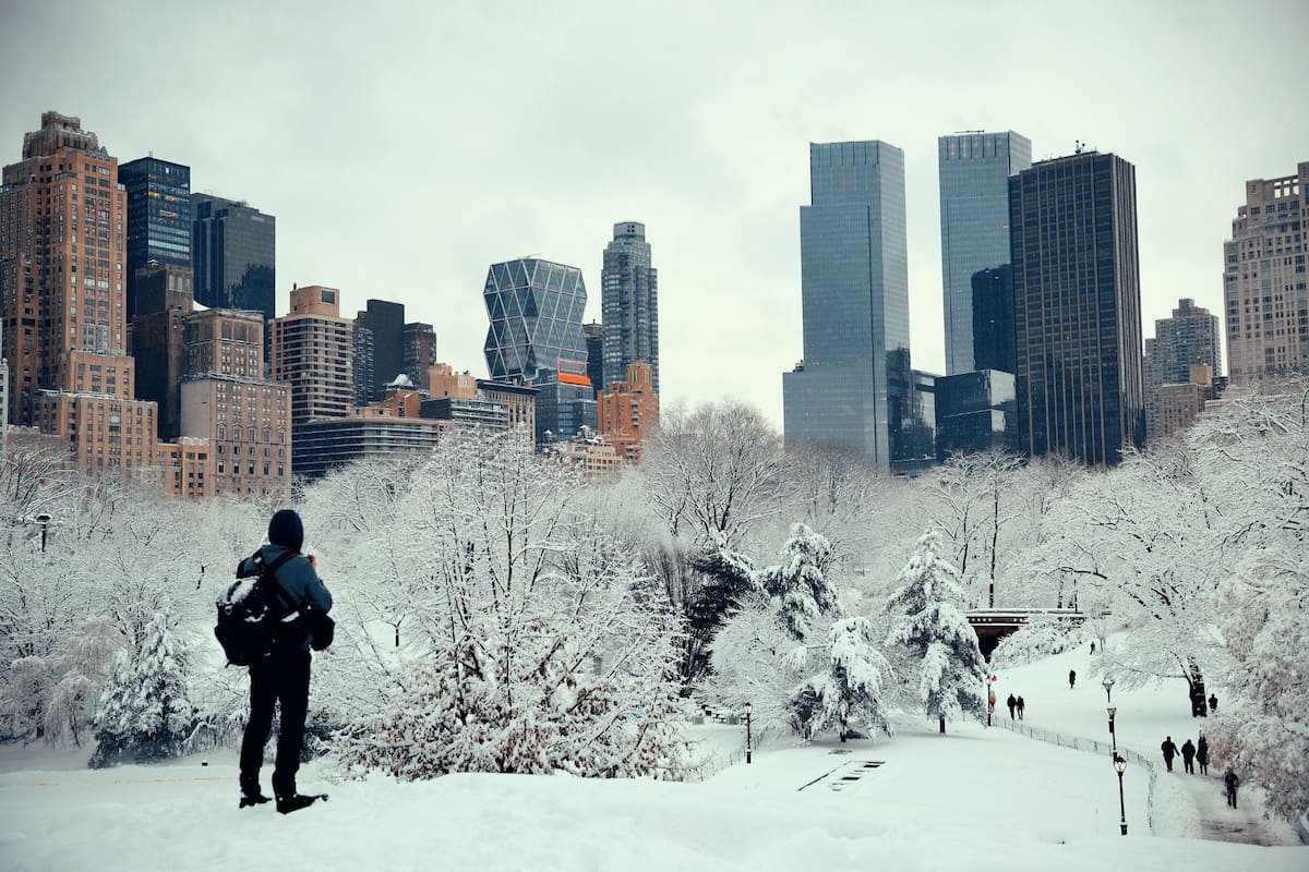 El fin de semana, se espera alrededor de 0,1 pulgadas (0,25 centímetros) en gran parte del área metropolitana de Nueva York