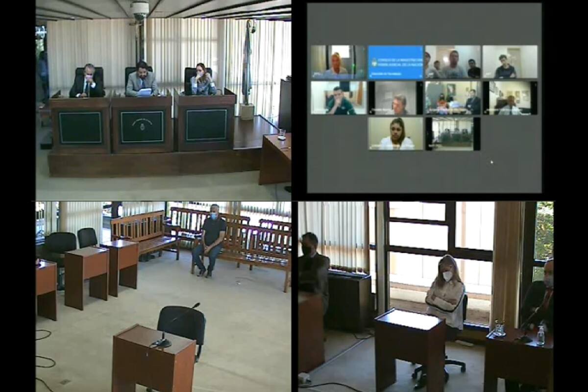 El final del juicio, transmitido a través de YouTube por el Poder Judicial de Córdoba