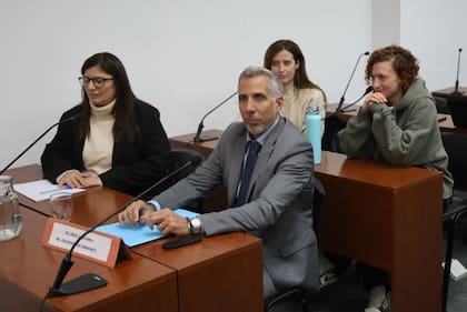 El fiscal Diego Luciani, durante la lectura del veredicto
