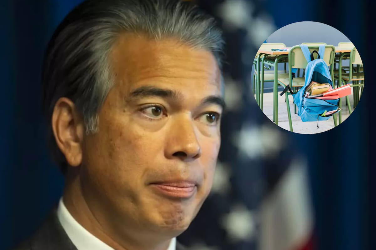 El fiscal general de California, Rob Bonta, criticó la decisión de excluir a las escuelas de las "areas protegidas" contra los operativos de las agencias migratorias