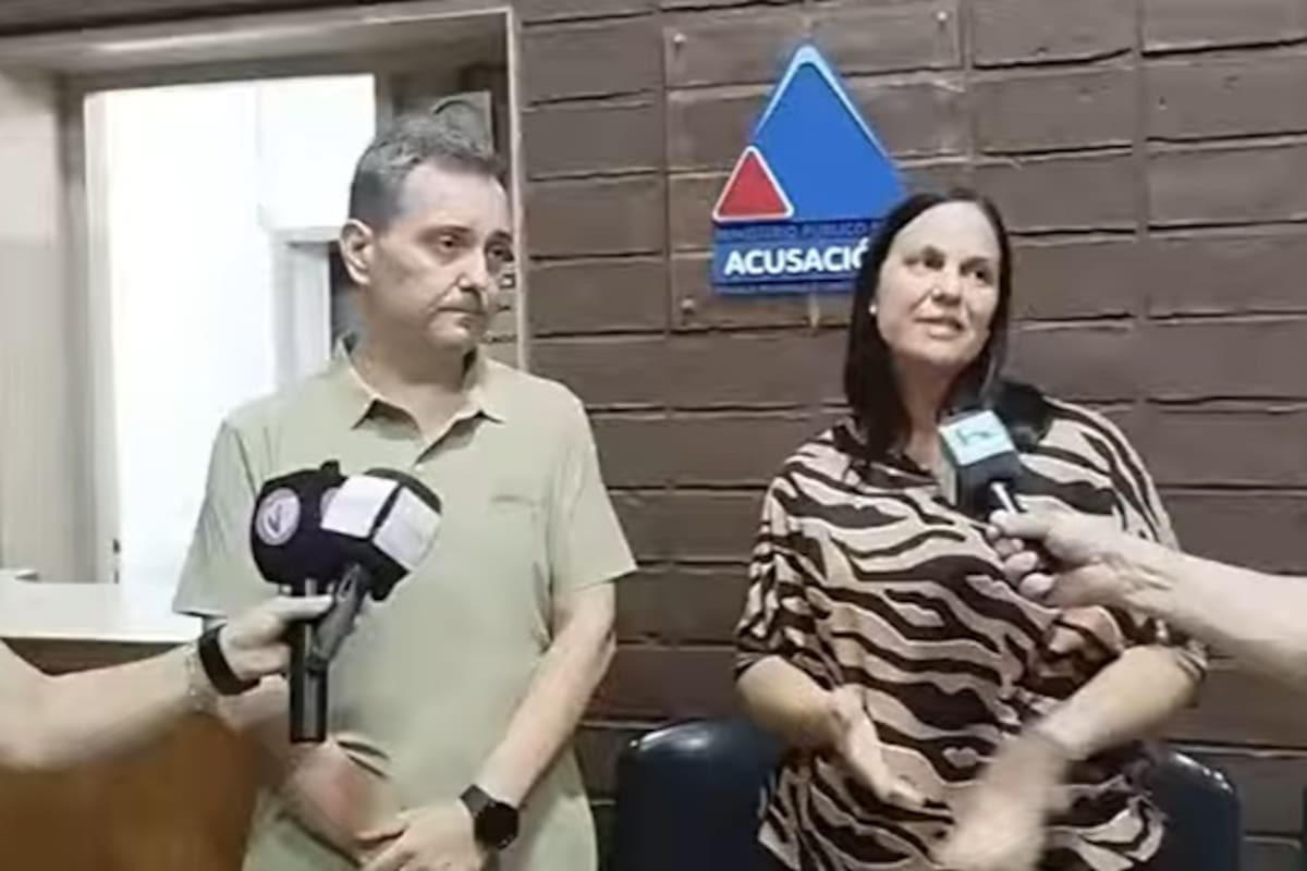 El fiscal regional Mauricio Clavero y la fiscal adjunta Montemarani