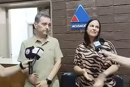 El fiscal regional Mauricio Clavero y la fiscal adjunta Montemarani