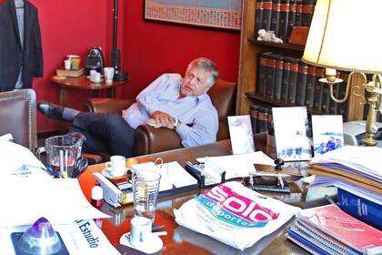 El fiscal Stornelli, en su despacho de Comodoro Py