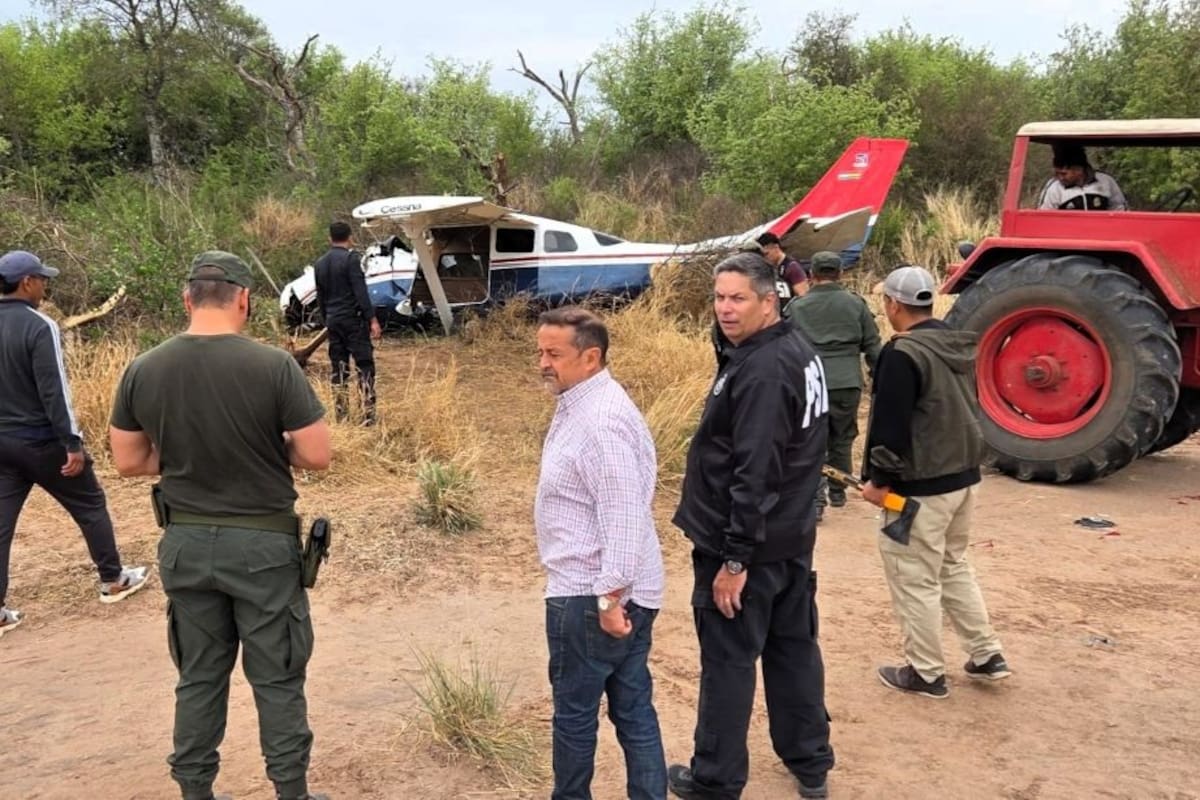 El fiscal Villalba encabezó el operativo tras el hallazgo de la avioneta siniestrada