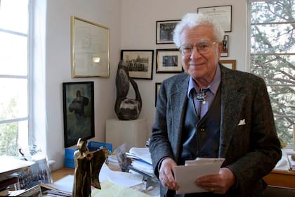 El físico estadounidense Murray Gell-Mann, en el Instituto Santa Fe