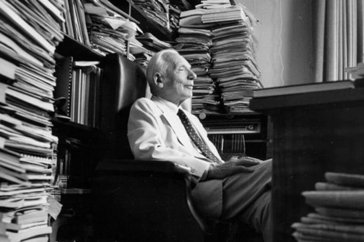 El físico Joseph Rotblat (1908-2005), premio Nobel de la Paz 1995.