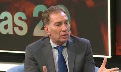 El flamante jefe de Gabinete, Diego Santilli, en LN+