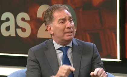 El flamante jefe de Gabinete, Diego Santilli, en LN+
