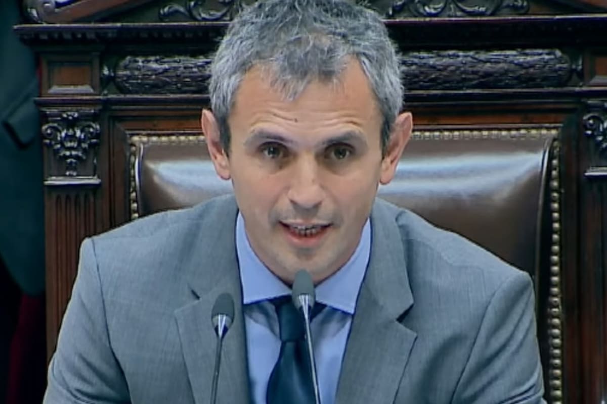 El flamante presidente de la Cámara de Diputados, Martín Menem