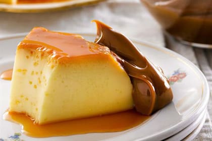 El flan casero con dulce de leche, un clásico indiscutido