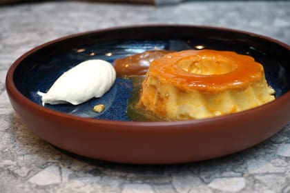 El flan de Orilla, en Belgrano