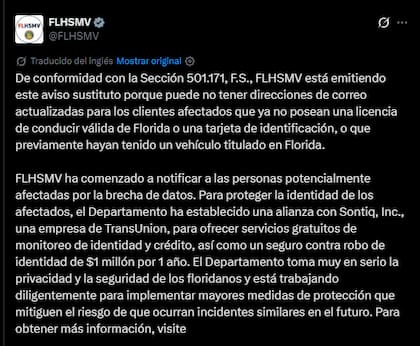 El Flhsmv comunicó sobre el robo de datos y las precauciones a tomar