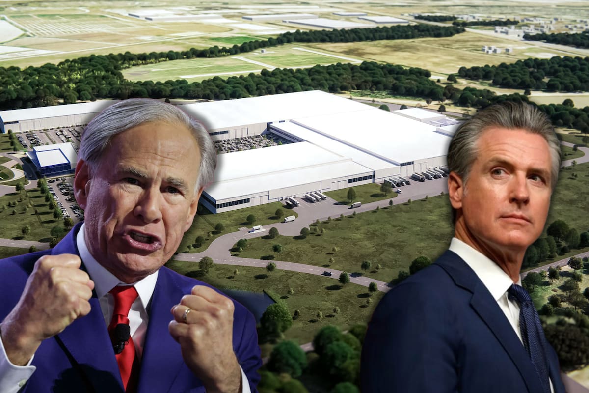 El flujo de empresas hacia Texas se convirtió en un eje de contraste político entre Greg Abbott y Gavin Newsom