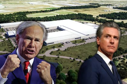 El flujo de empresas hacia Texas se convirtió en un eje de contraste político entre Greg Abbott y Gavin Newsom