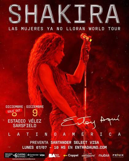 El flyer promocional de la nueva fecha, anunciada por la productora este viernes