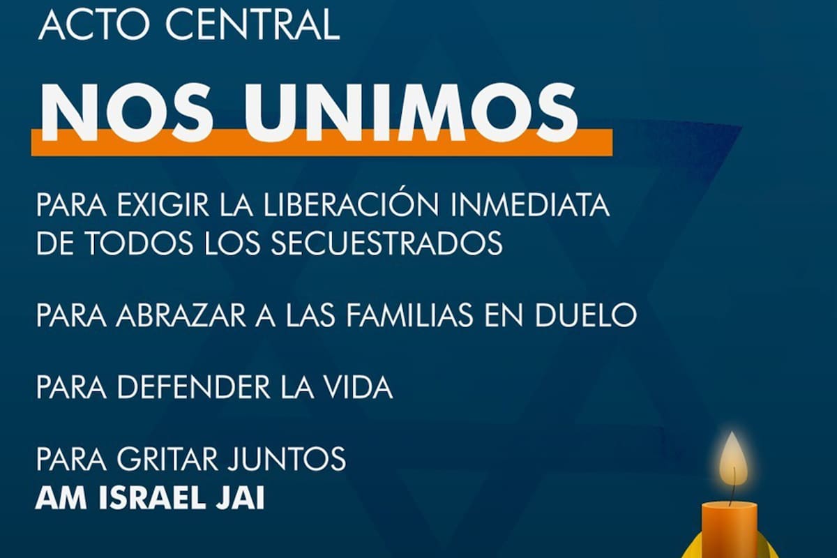 El flyer que convoca al acto del próximo lunes