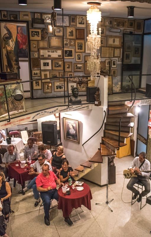 El Fogón de los Arrieros en plena actividad. Allí se dan encuentros de canto, danza y teatro, presentaciones y más.