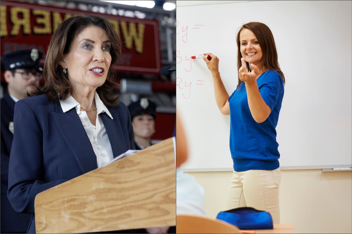 El fondo de US$50.000 creado por Kathy Hochul en Nueva York está dirigido a estudiantes de último año de secundaria que deseen dedicarse a la docencia
