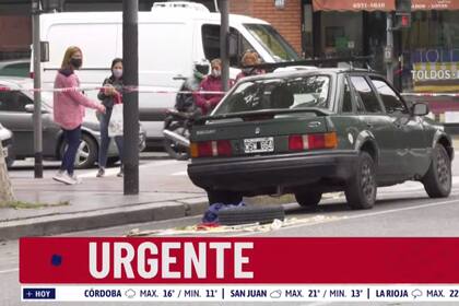 El Ford Escort que se dio a la fuga y terminó con las gomas baleadas