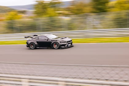 El Ford Mustang GTD en la prueba de Nürburgring 2024.