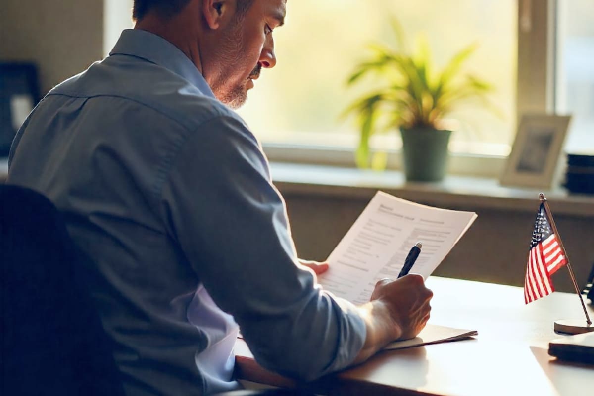 El formulario se usa para verificar la identidad y la autorización de empleo de las personas contratadas en Estados Unidos