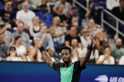 El francés Gael Monfils fue uno de los preferidos de la gente y acaso haya jugado su último Grand Slam, a los 40 años